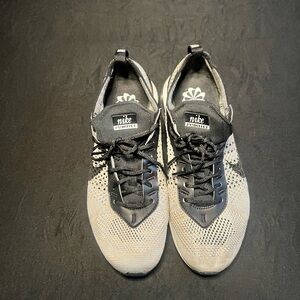 Nike Flyknit Black and White Running Shoes